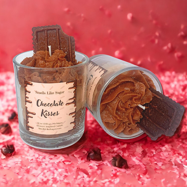 Chocolate Kisses Candle