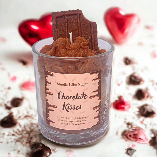 Chocolate Kisses Candle